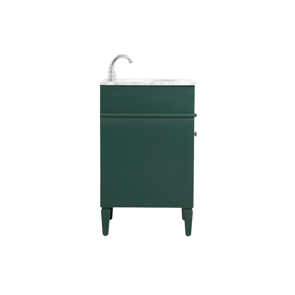 21 inch Single bathroom vanity in green