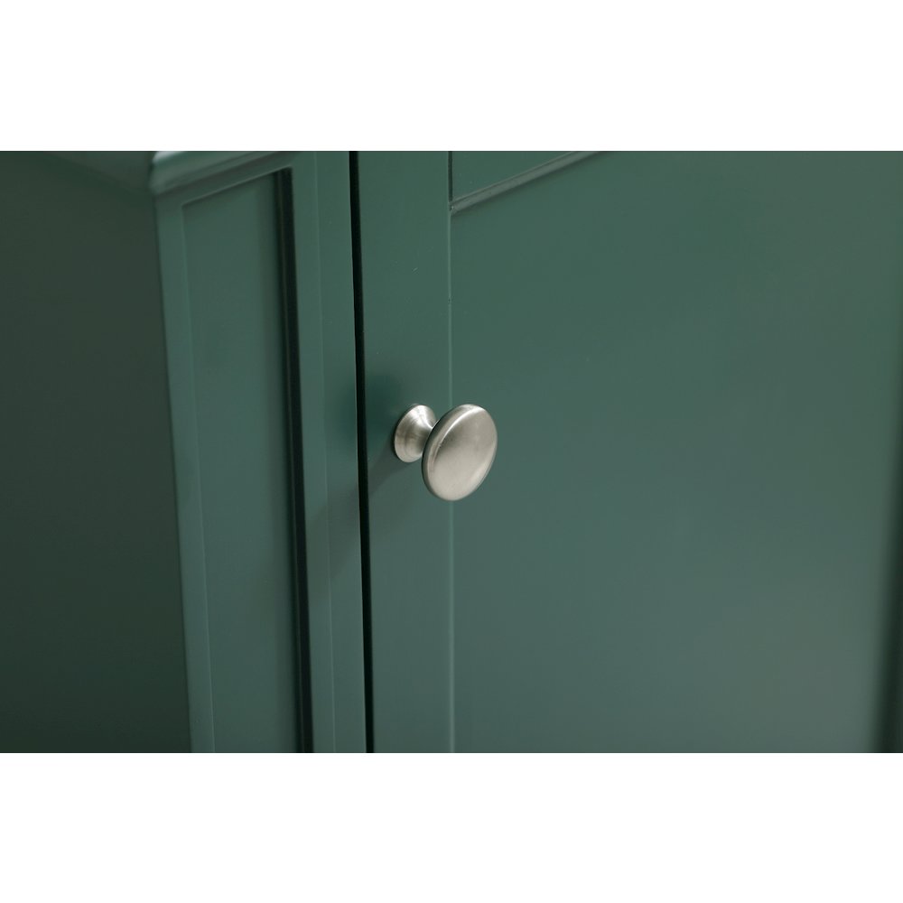 21 inch Single bathroom vanity in green