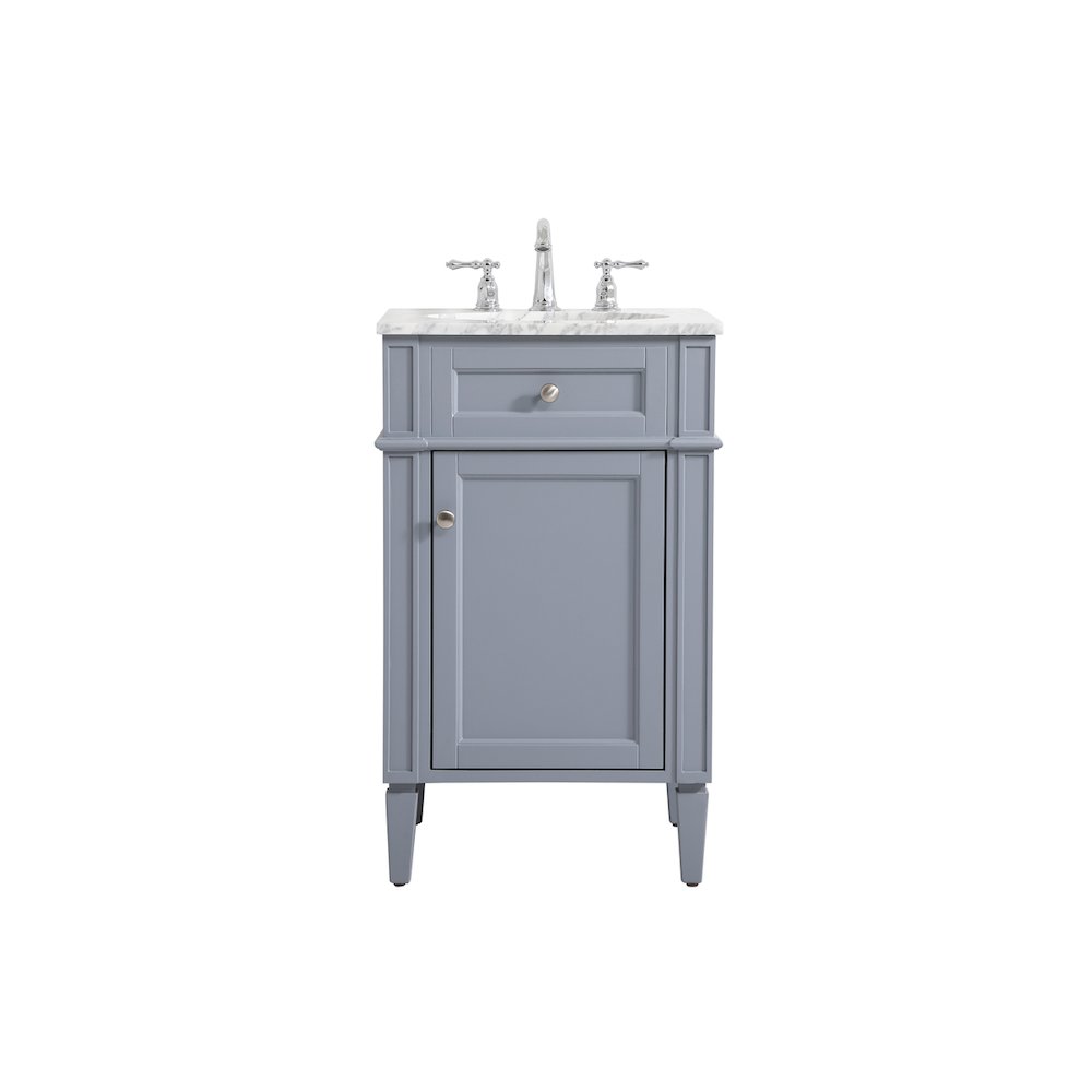 21 inch Single bathroom vanity in grey