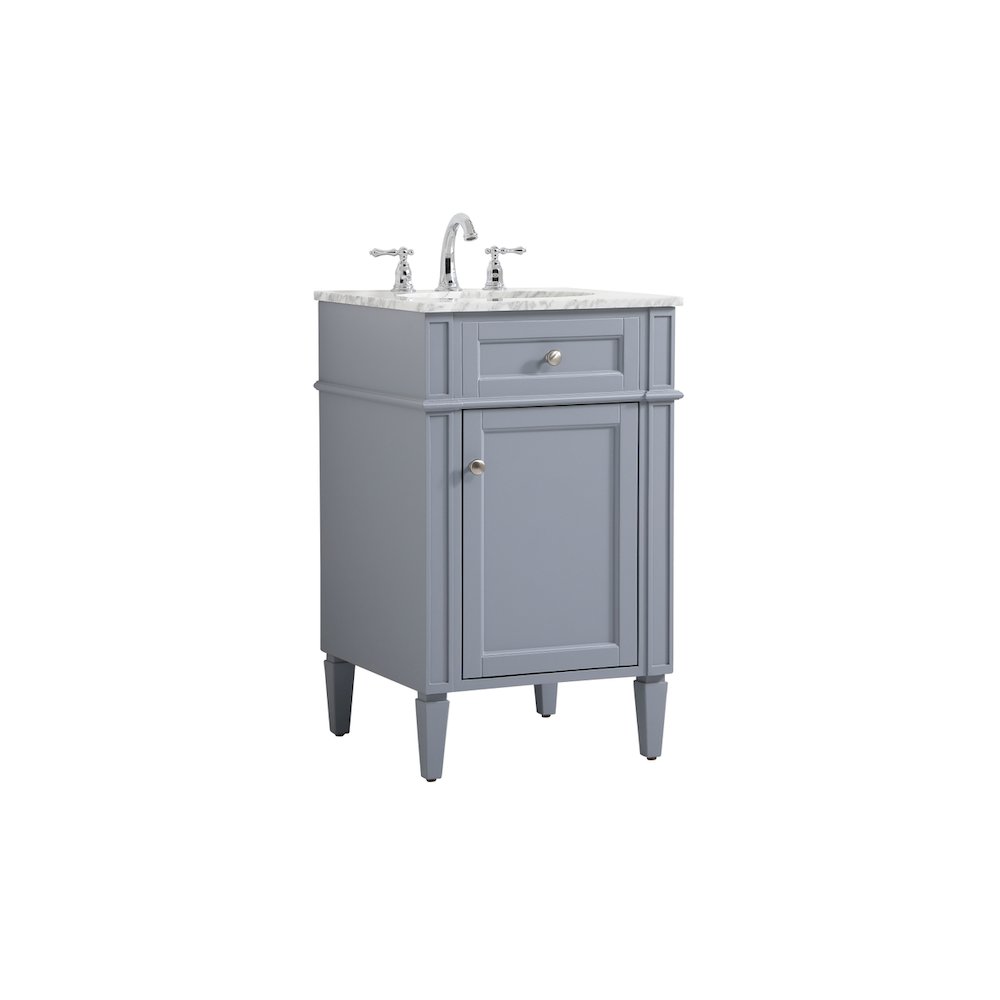 21 inch Single bathroom vanity in grey