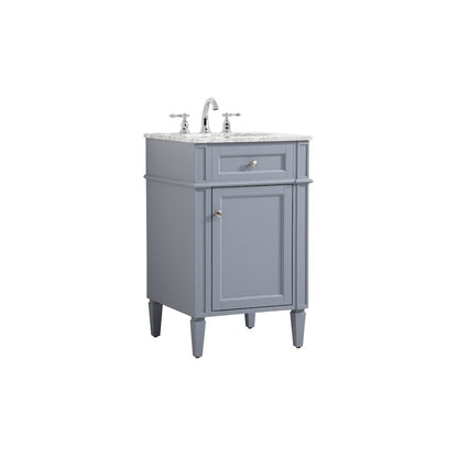 21 inch Single bathroom vanity in grey