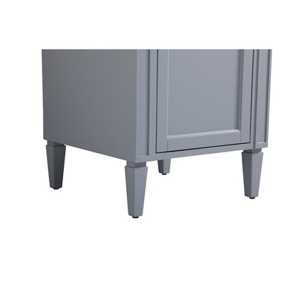 21 inch Single bathroom vanity in grey
