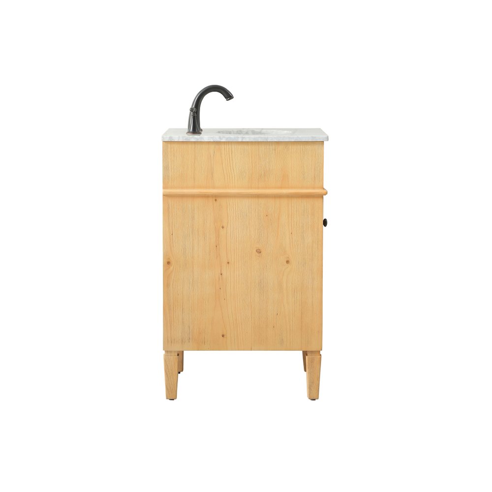 21 inch Single bathroom vanity in natural wood