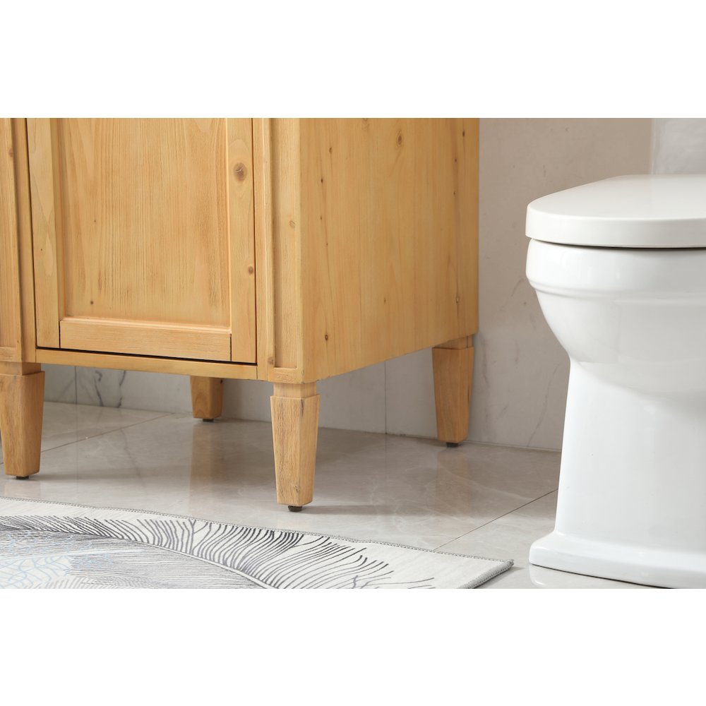 21 inch Single bathroom vanity in natural wood