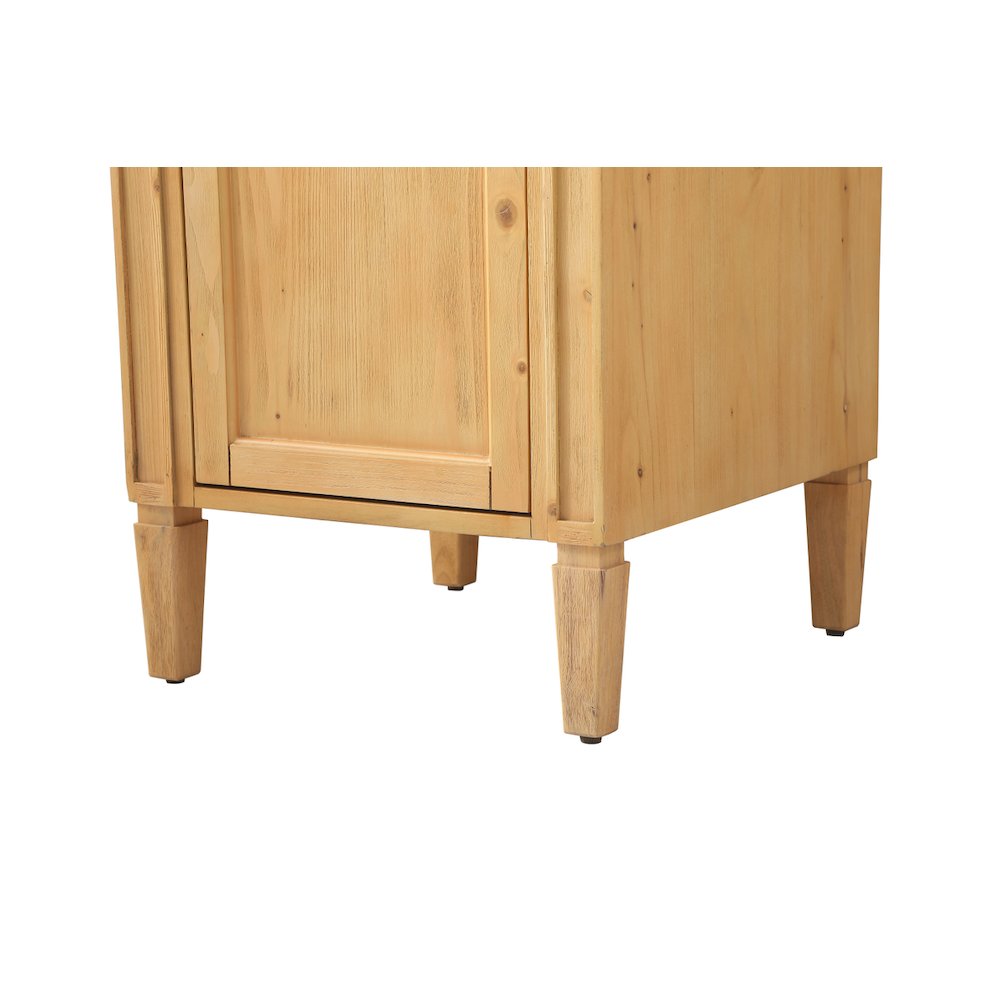 21 inch Single bathroom vanity in natural wood