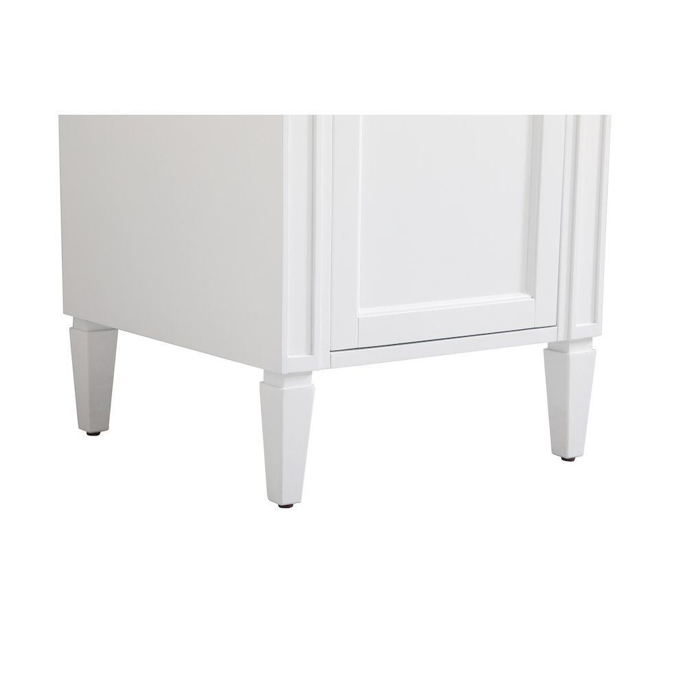 21 inch Single bathroom vanity in white