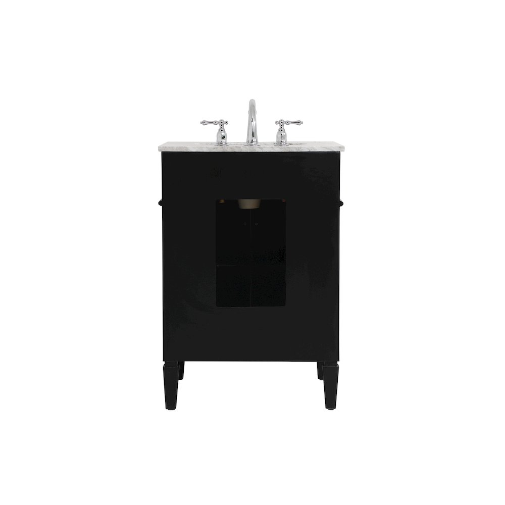 24 inch Single bathroom vanity in Black