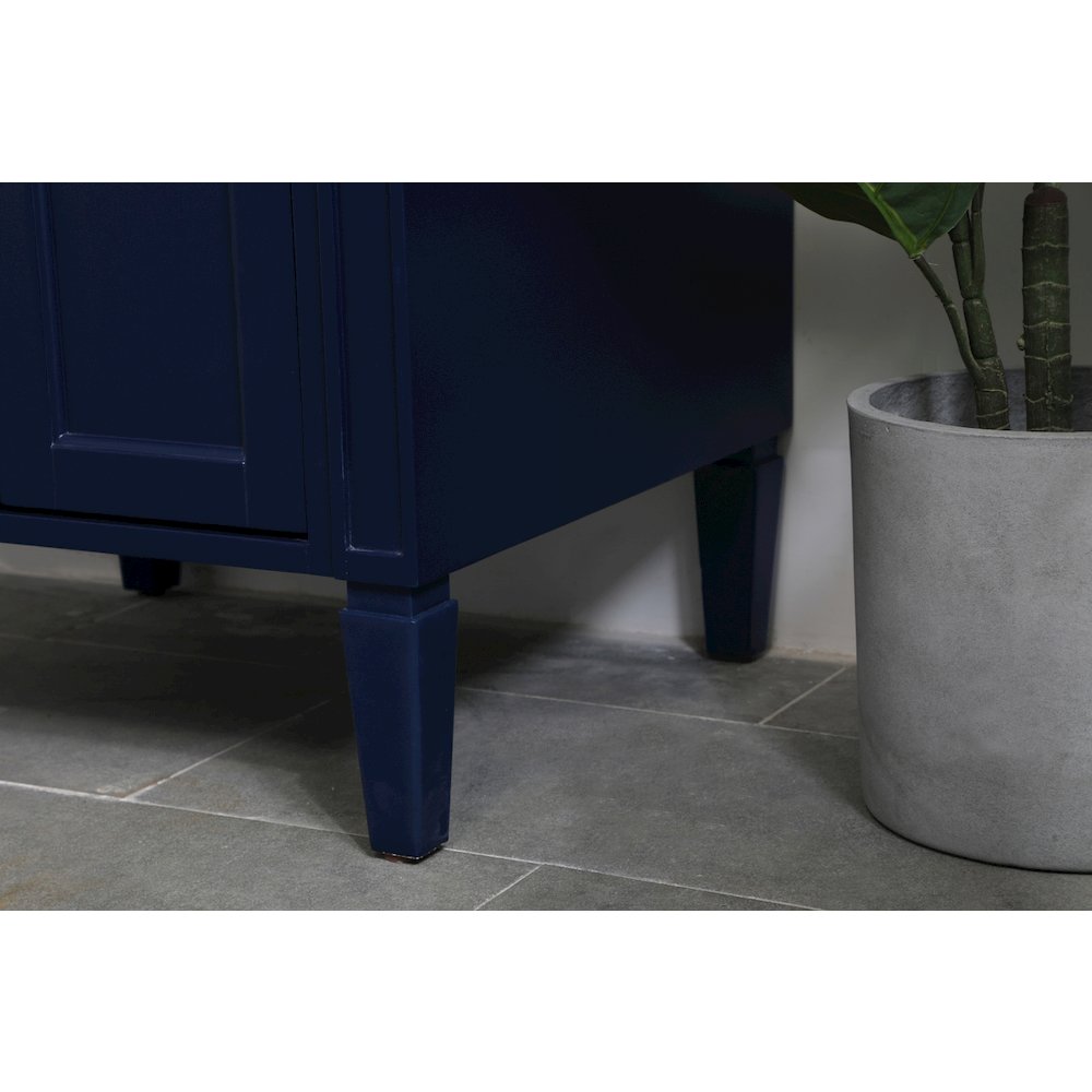 24 inch Single bathroom vanity in blue