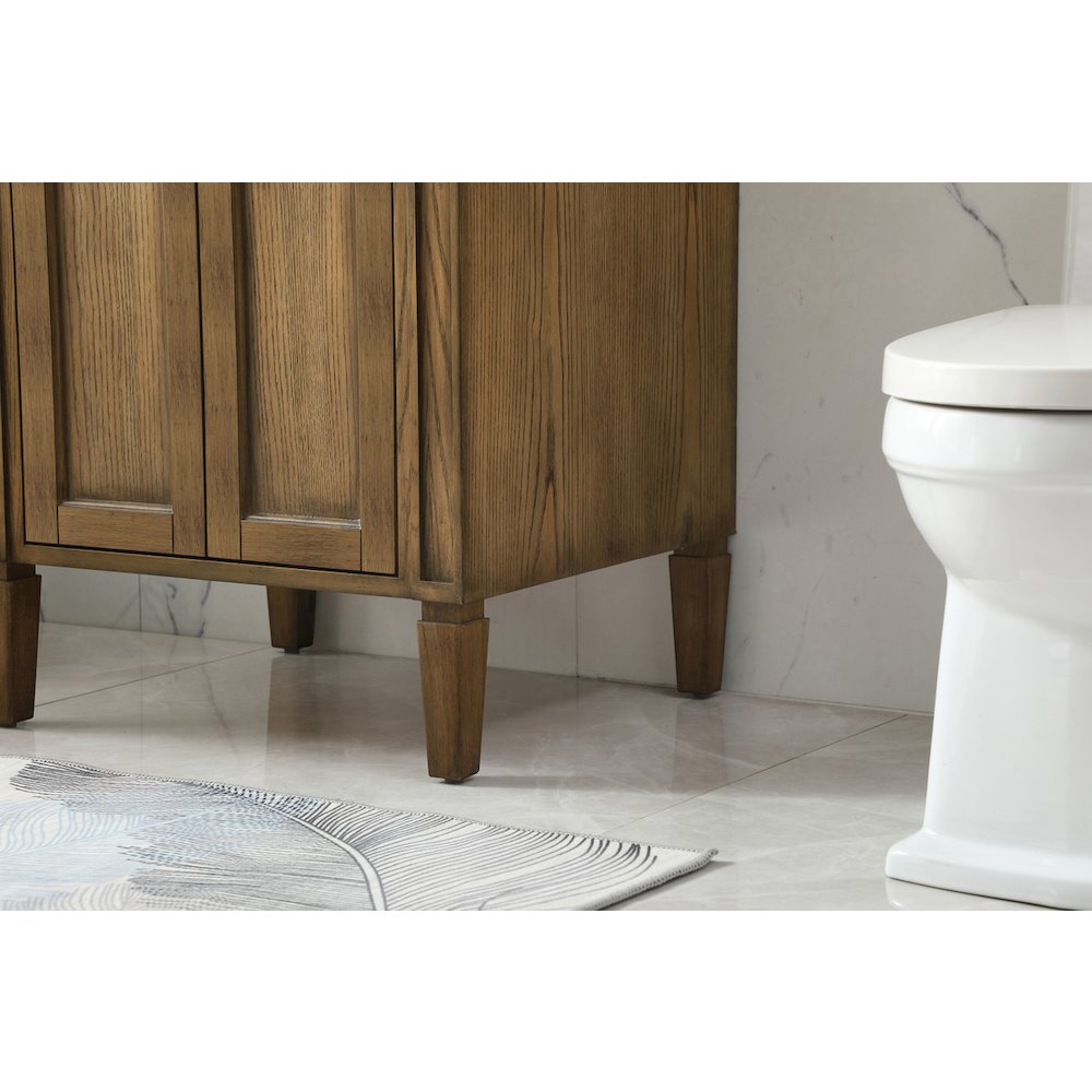 24 inch Single bathroom vanity in driftwood