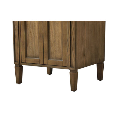 24 inch Single bathroom vanity in driftwood