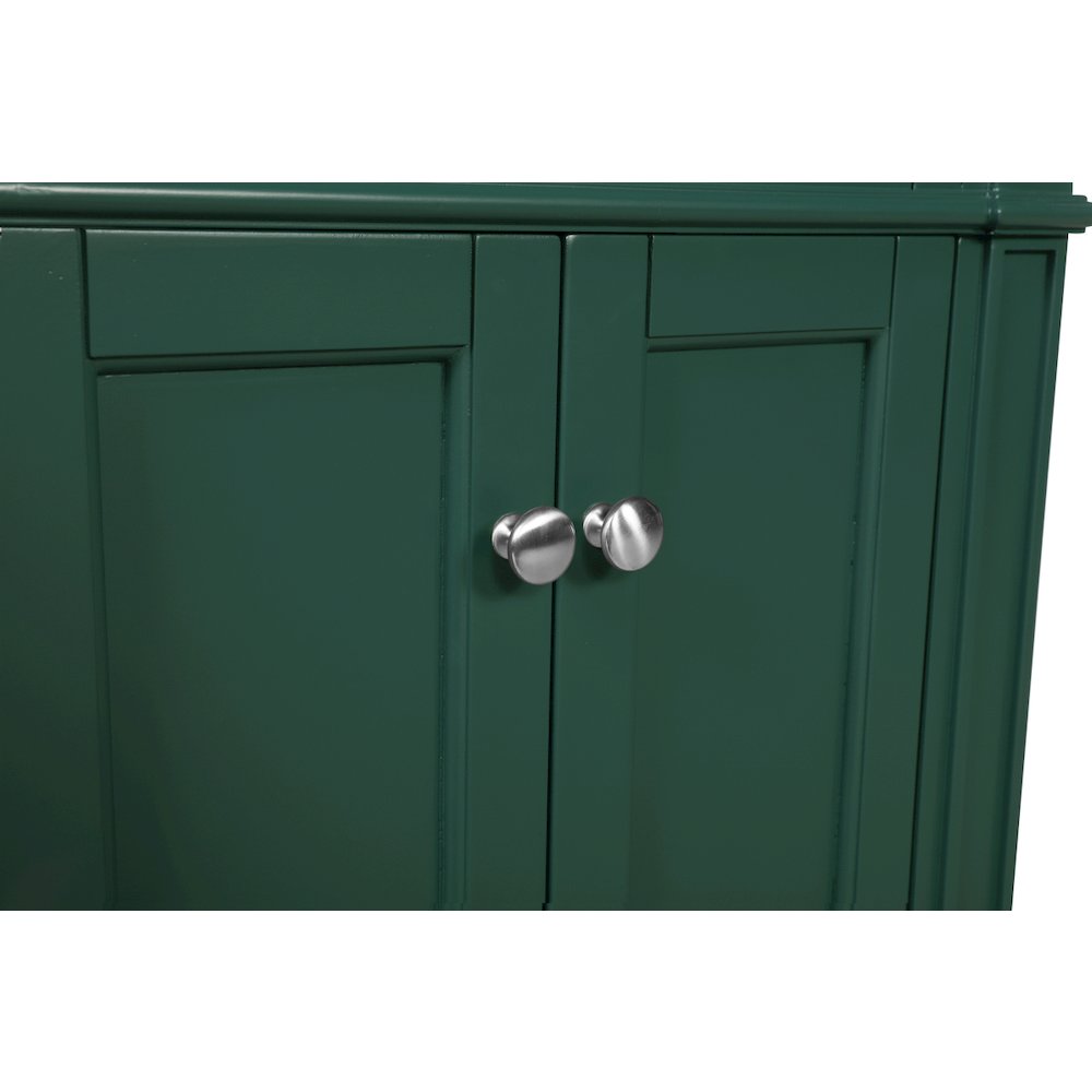 24 inch Single bathroom vanity in green