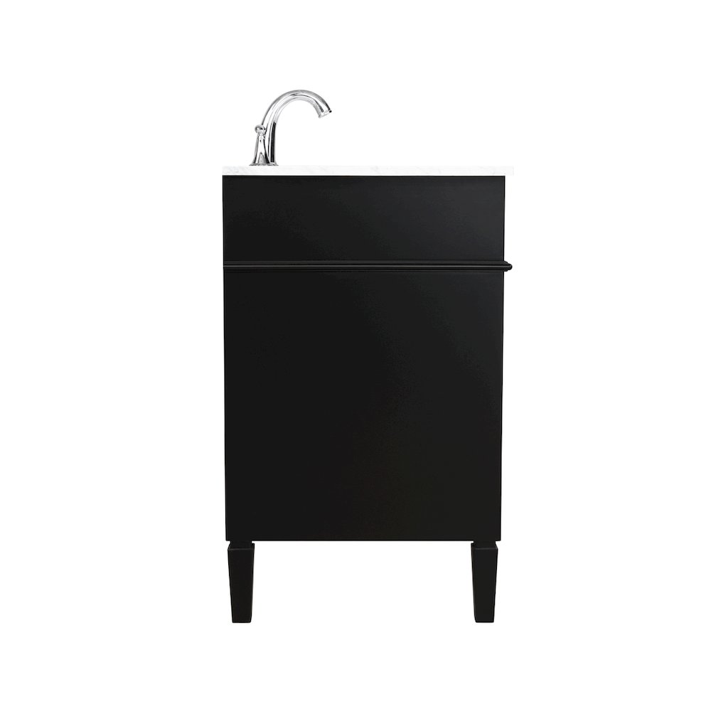 30 inch Single bathroom vanity in Black