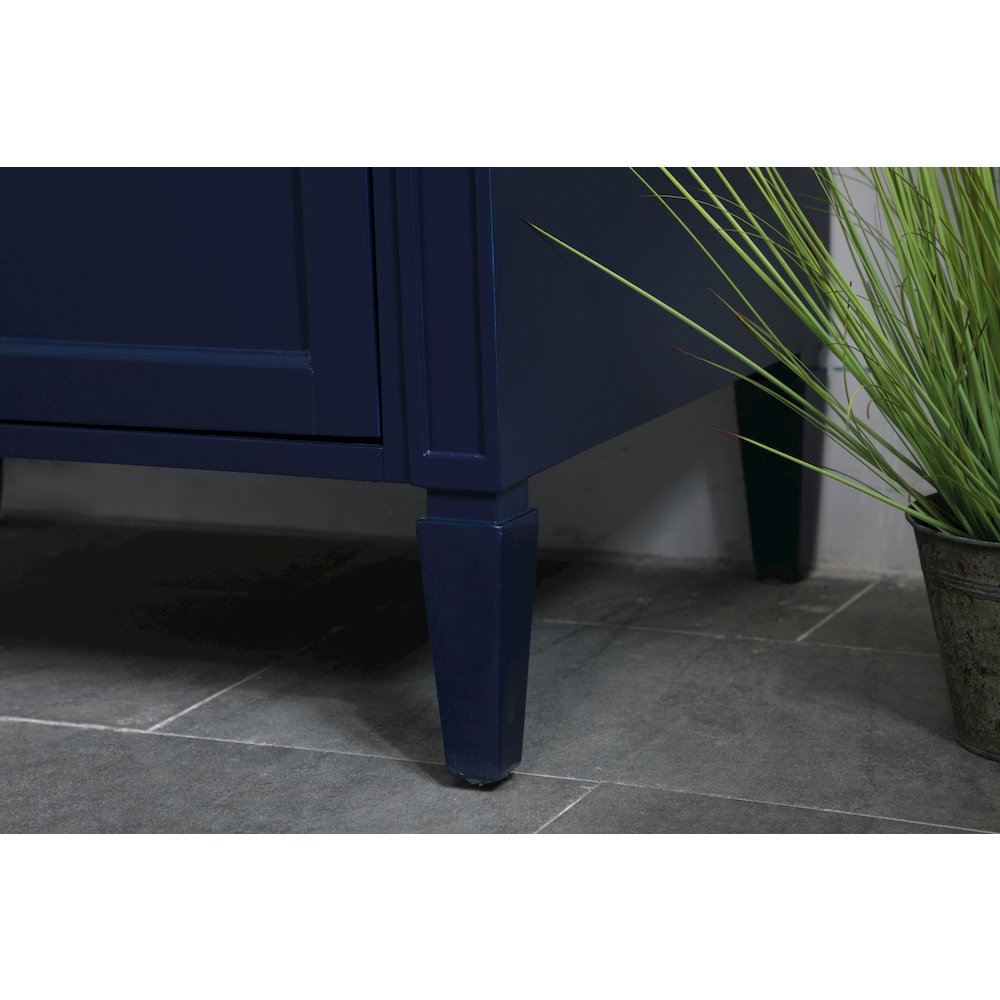 30 inch Single bathroom vanity in blue