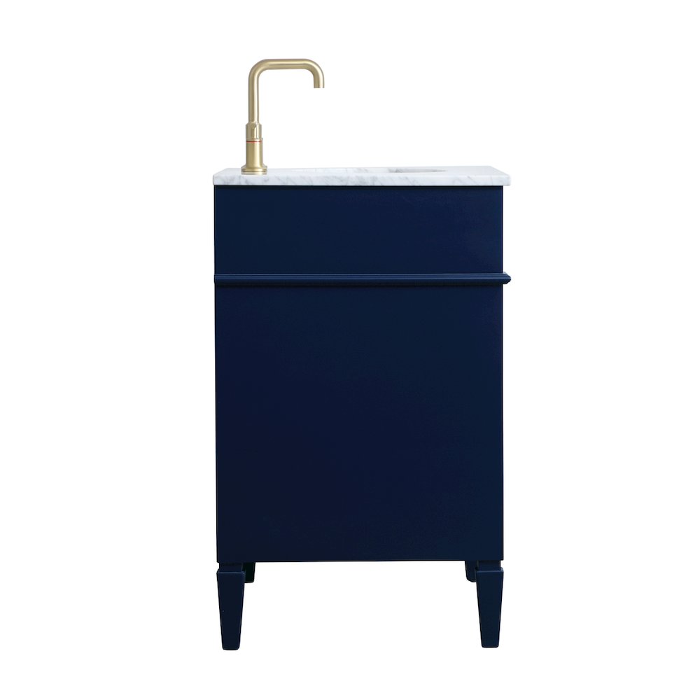 30 inch Single bathroom vanity in blue