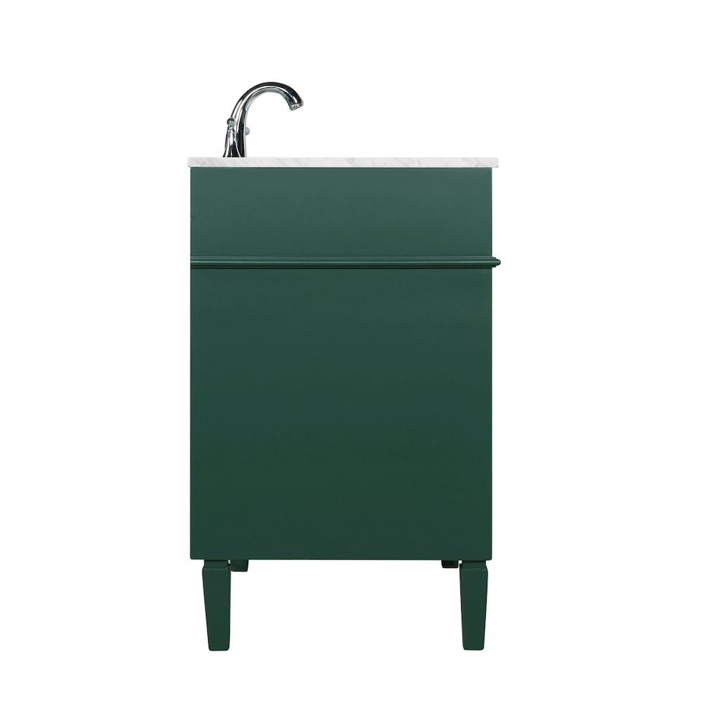 30 inch Single bathroom vanity in green