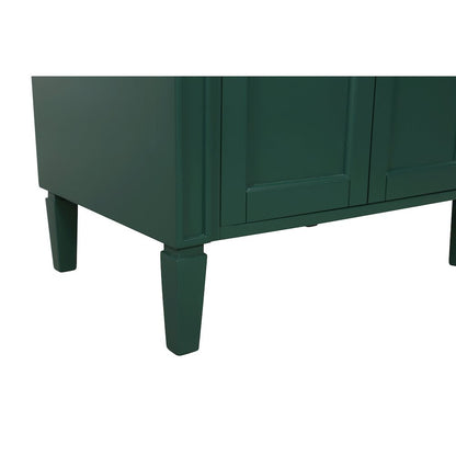 30 inch Single bathroom vanity in green