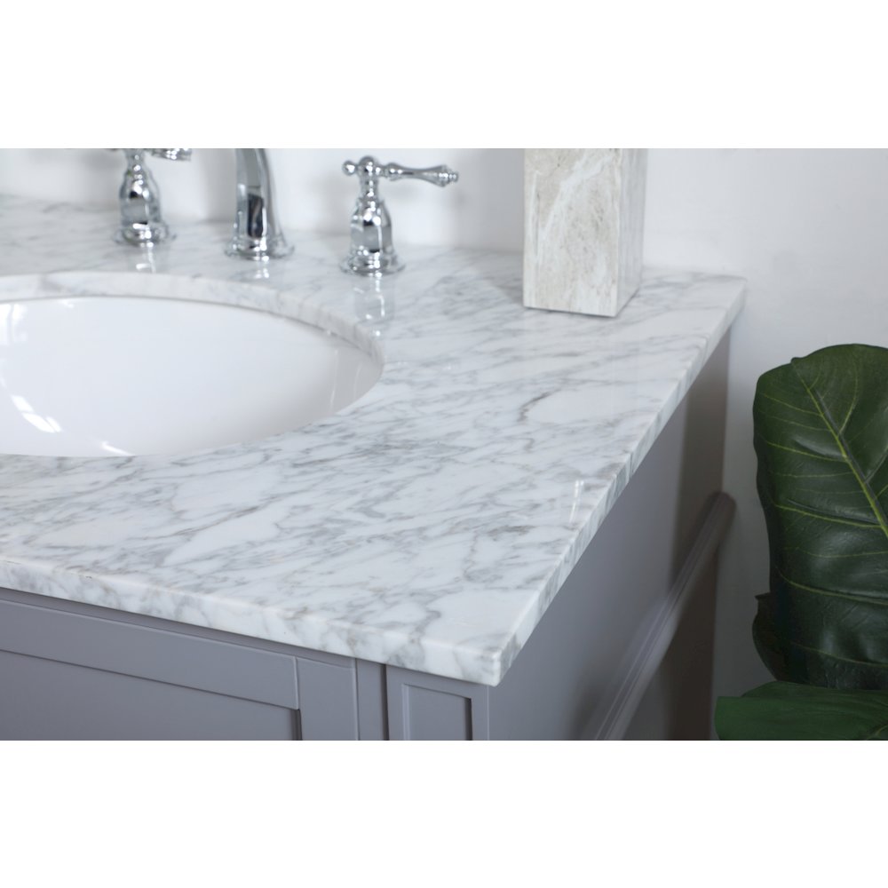 30 inch Single bathroom vanity in Grey