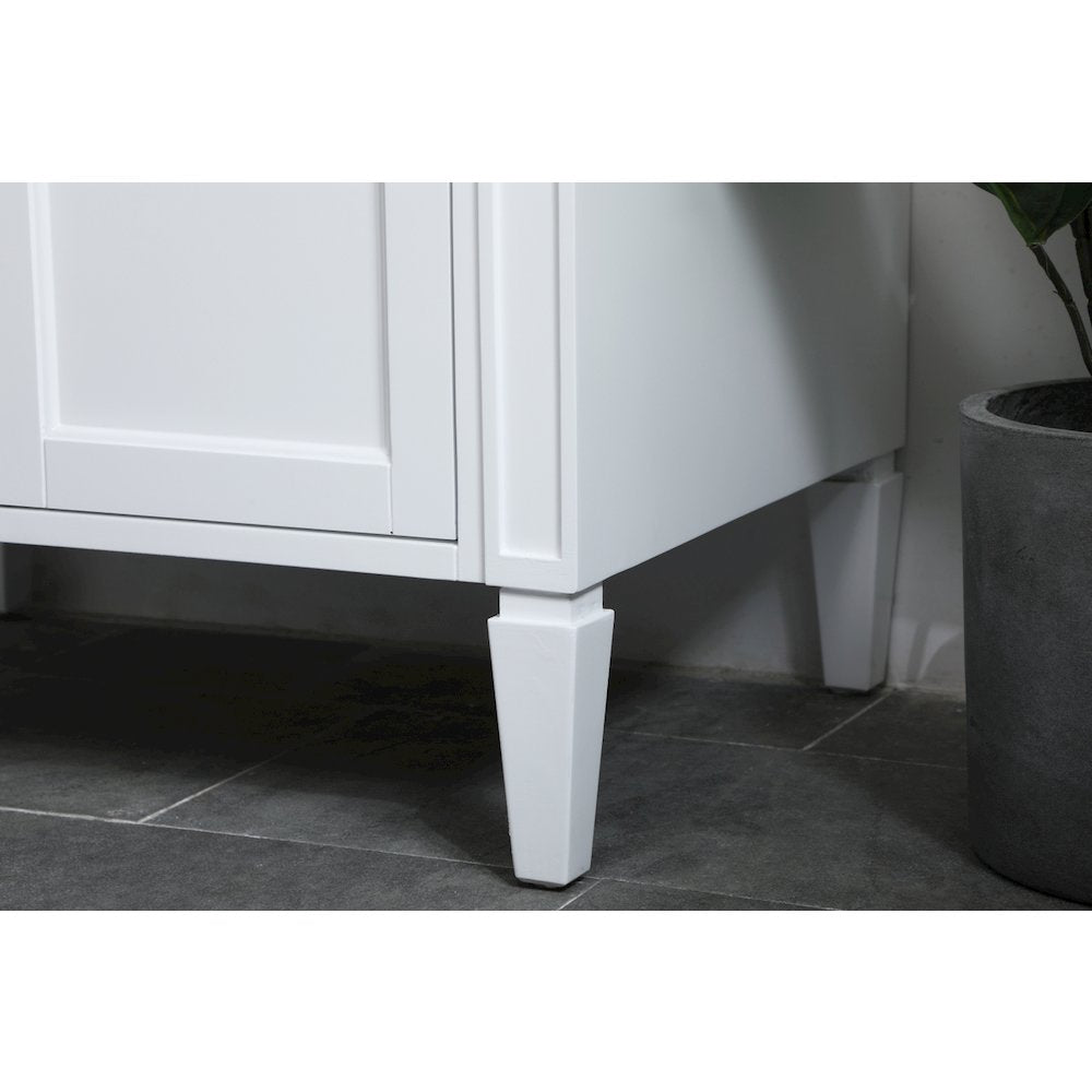 30 inch Single bathroom vanity in White