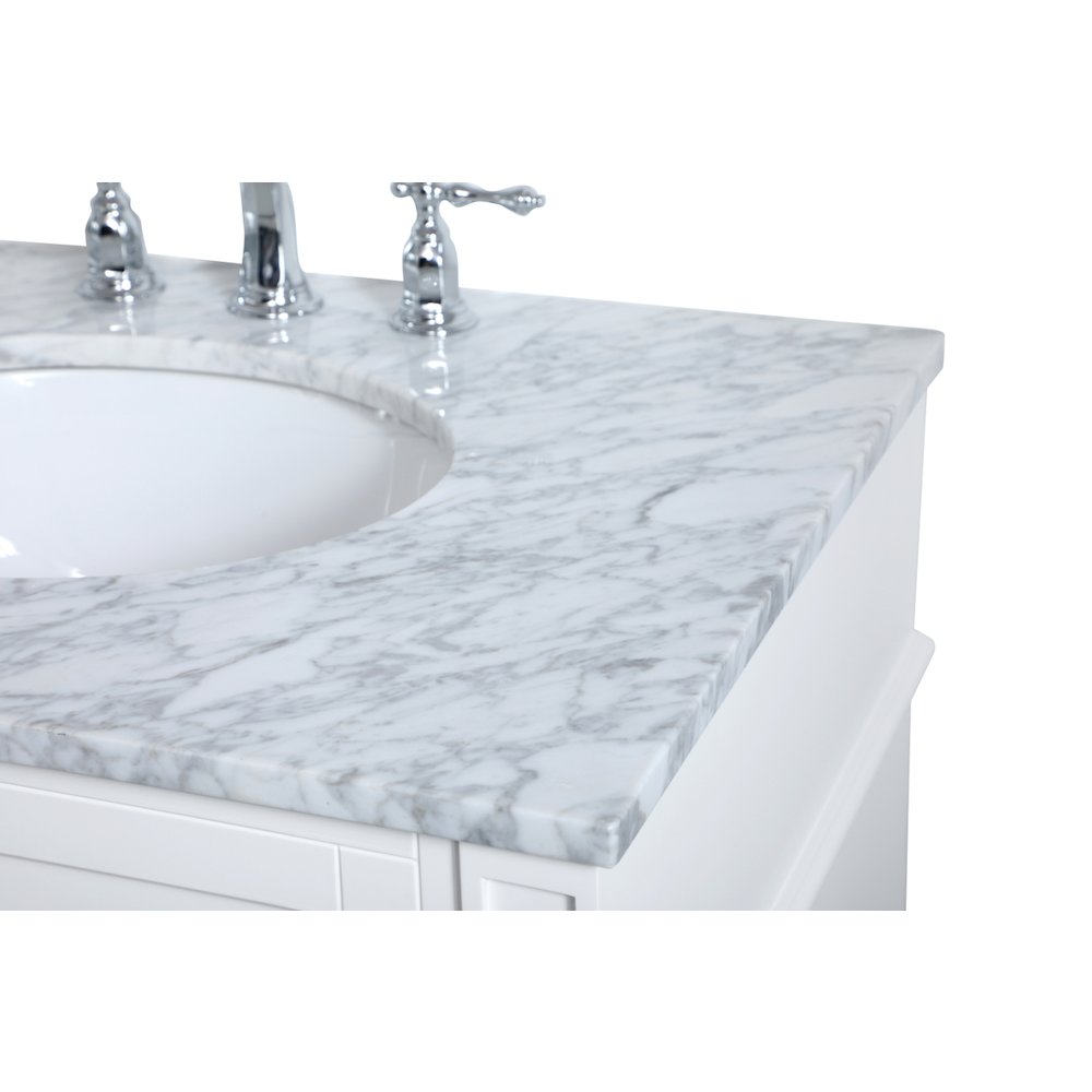 30 inch Single bathroom vanity in White