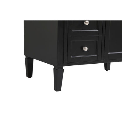 32 inch Single bathroom vanity in Black