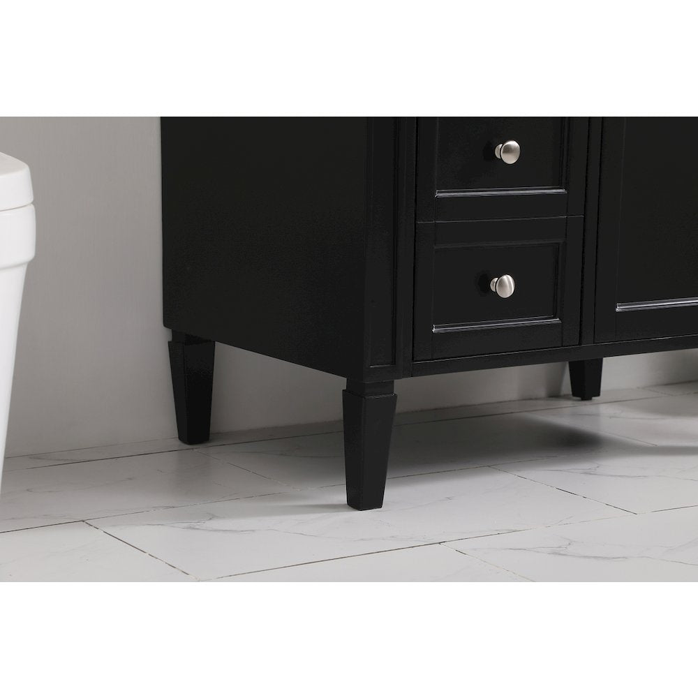 32 inch Single bathroom vanity in Black
