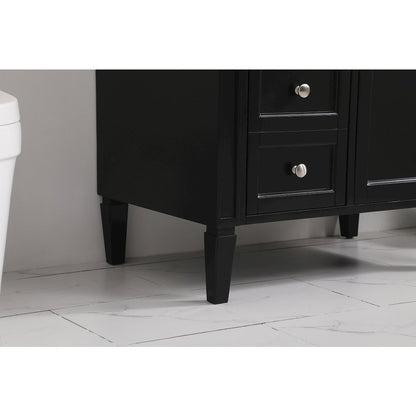 32 inch Single bathroom vanity in Black