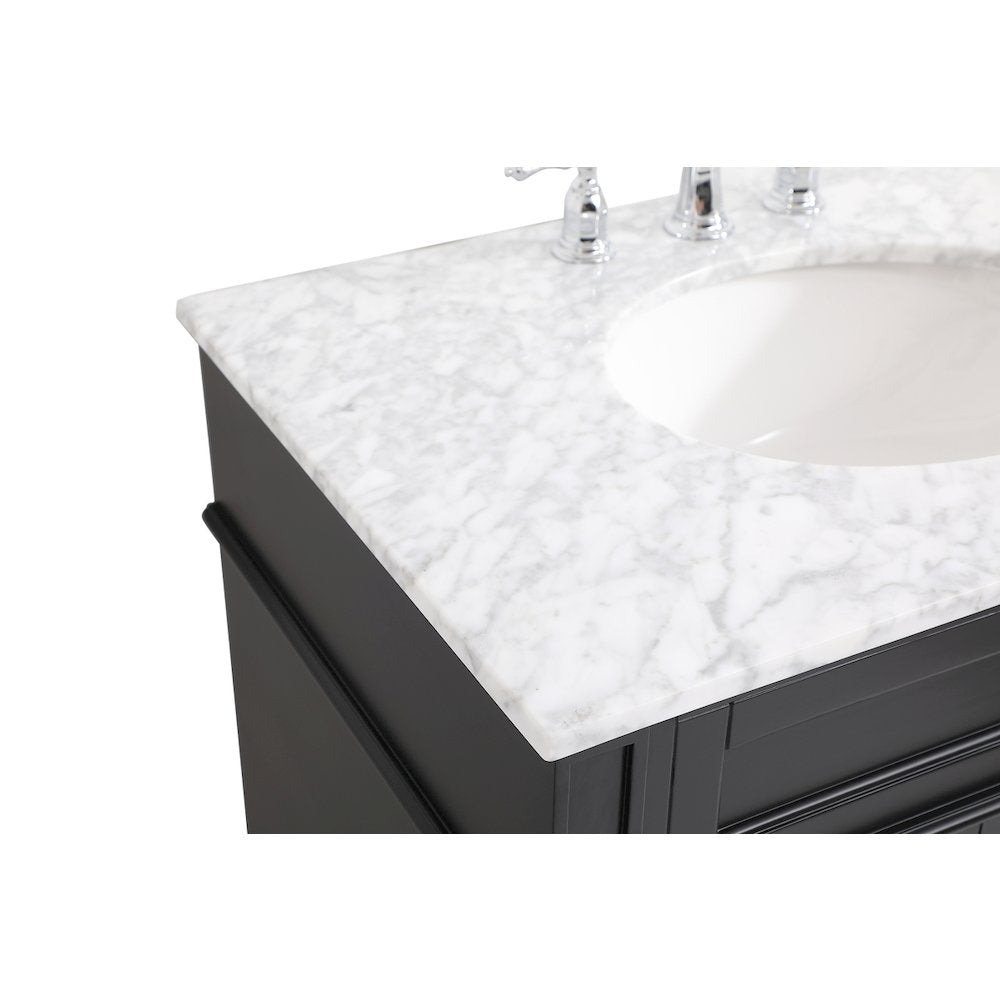32 inch Single bathroom vanity in Black