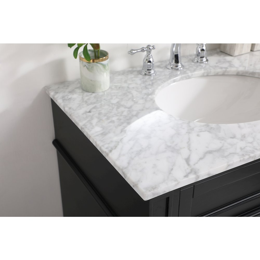 32 inch Single bathroom vanity in Black