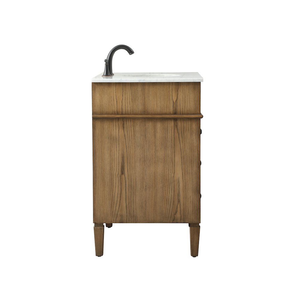 32 inch Single bathroom vanity in driftwood
