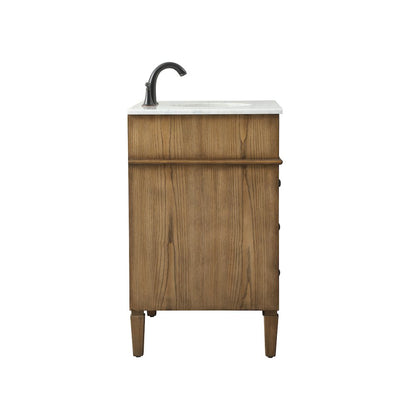 32 inch Single bathroom vanity in driftwood