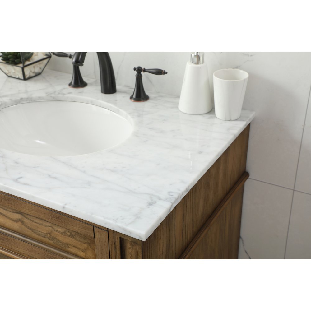 32 inch Single bathroom vanity in driftwood
