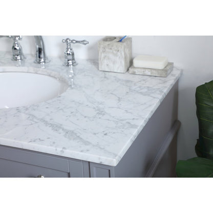 36 inch Single bathroom vanity in Grey