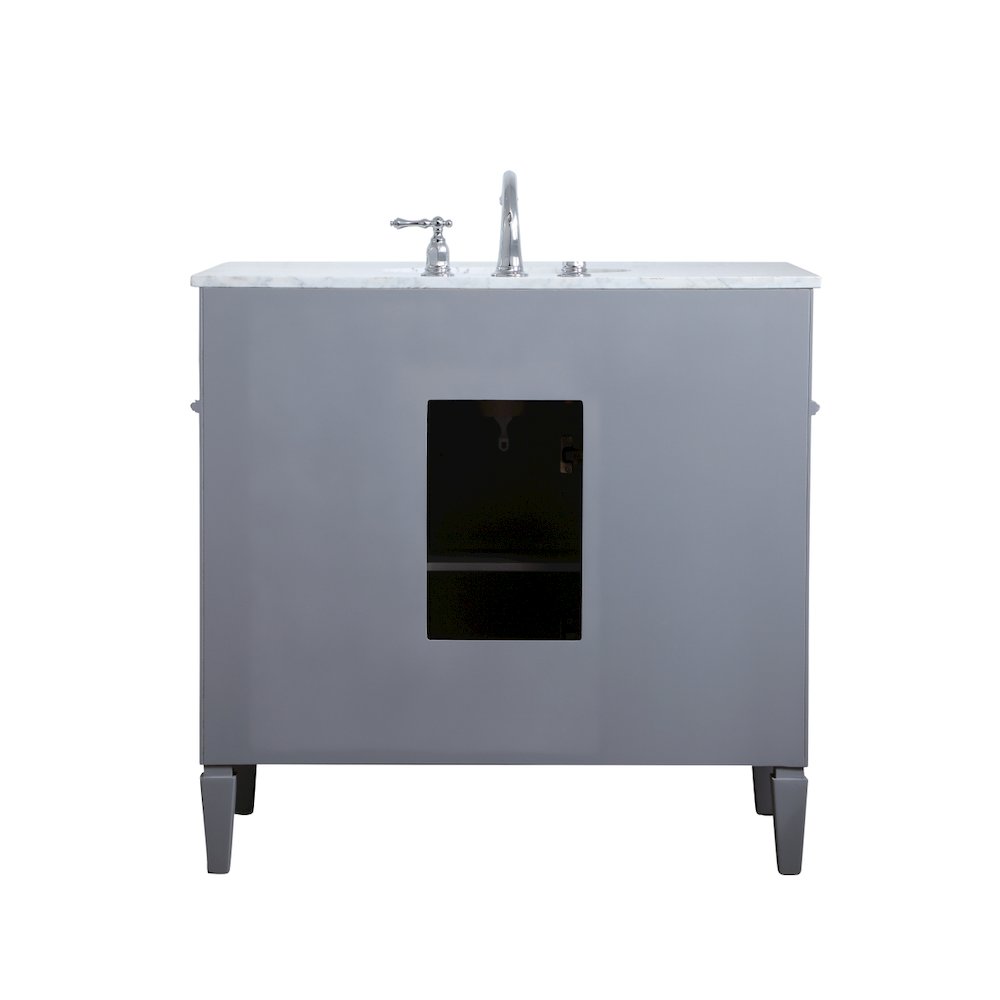 36 inch Single bathroom vanity in Grey