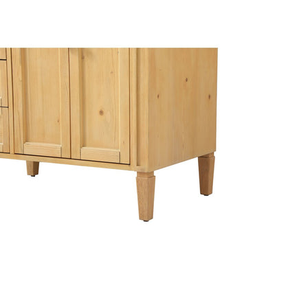 36 inch Single bathroom vanity in natural wood