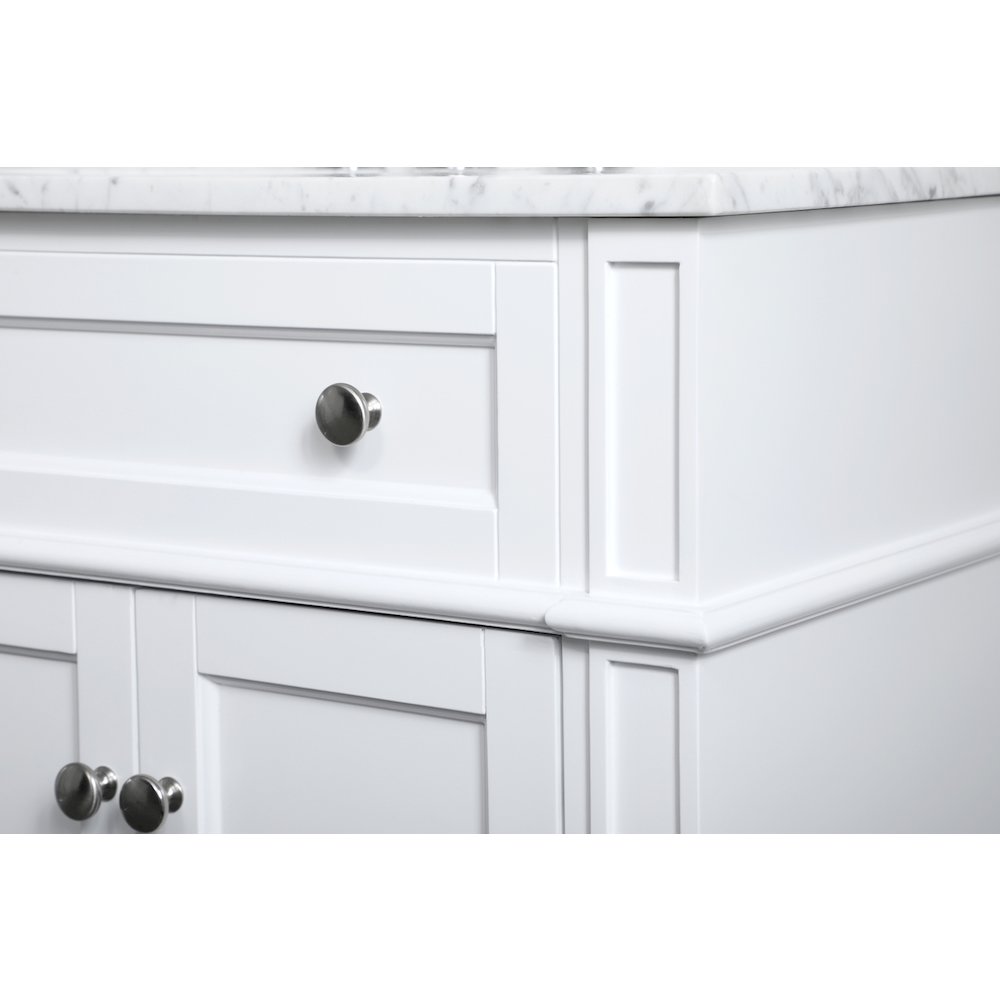 36 inch Single bathroom vanity in White