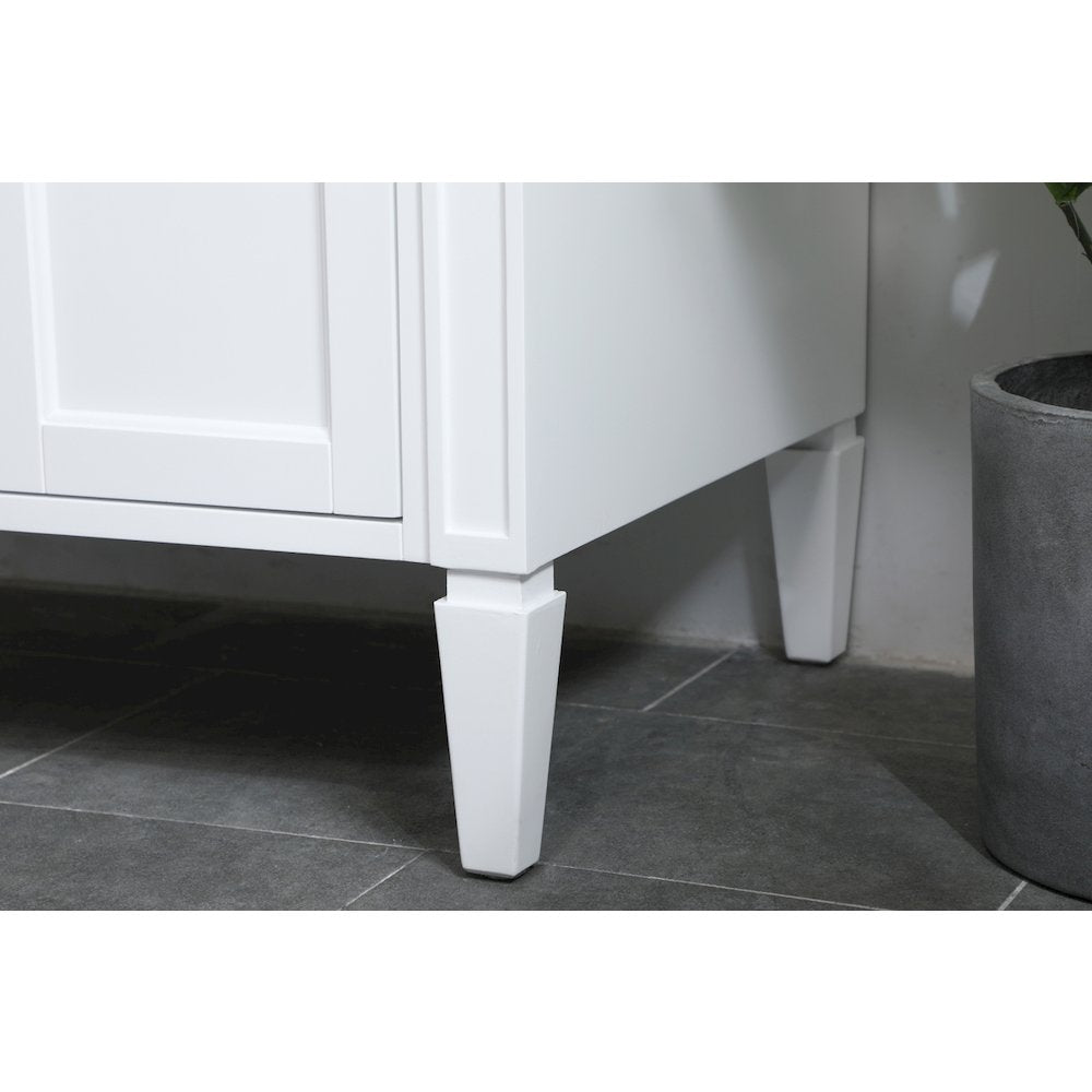 36 inch Single bathroom vanity in White