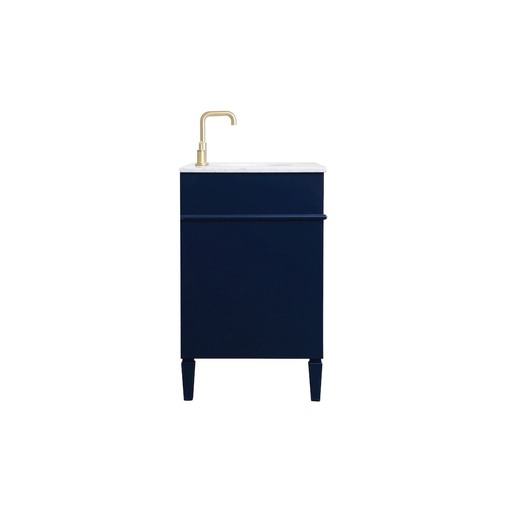 40 inch Single bathroom vanity in blue
