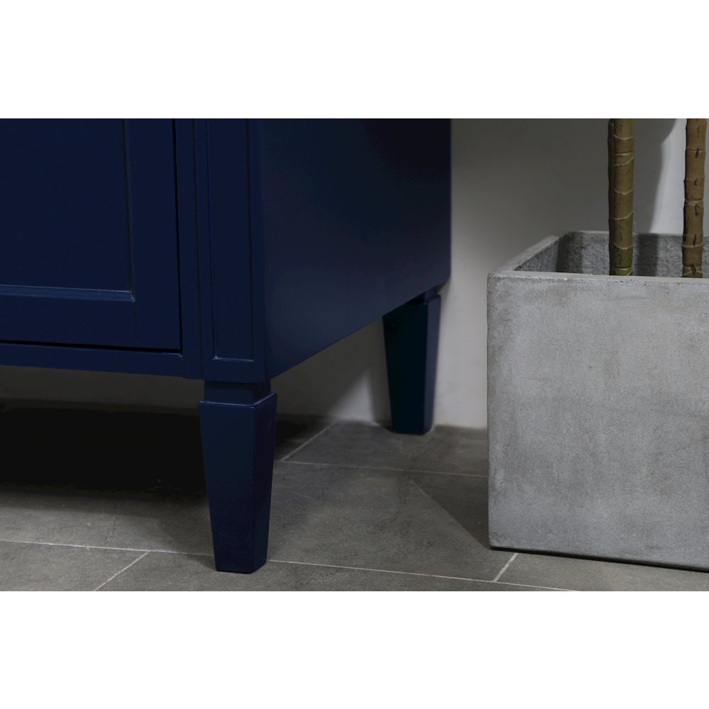 40 inch Single bathroom vanity in blue