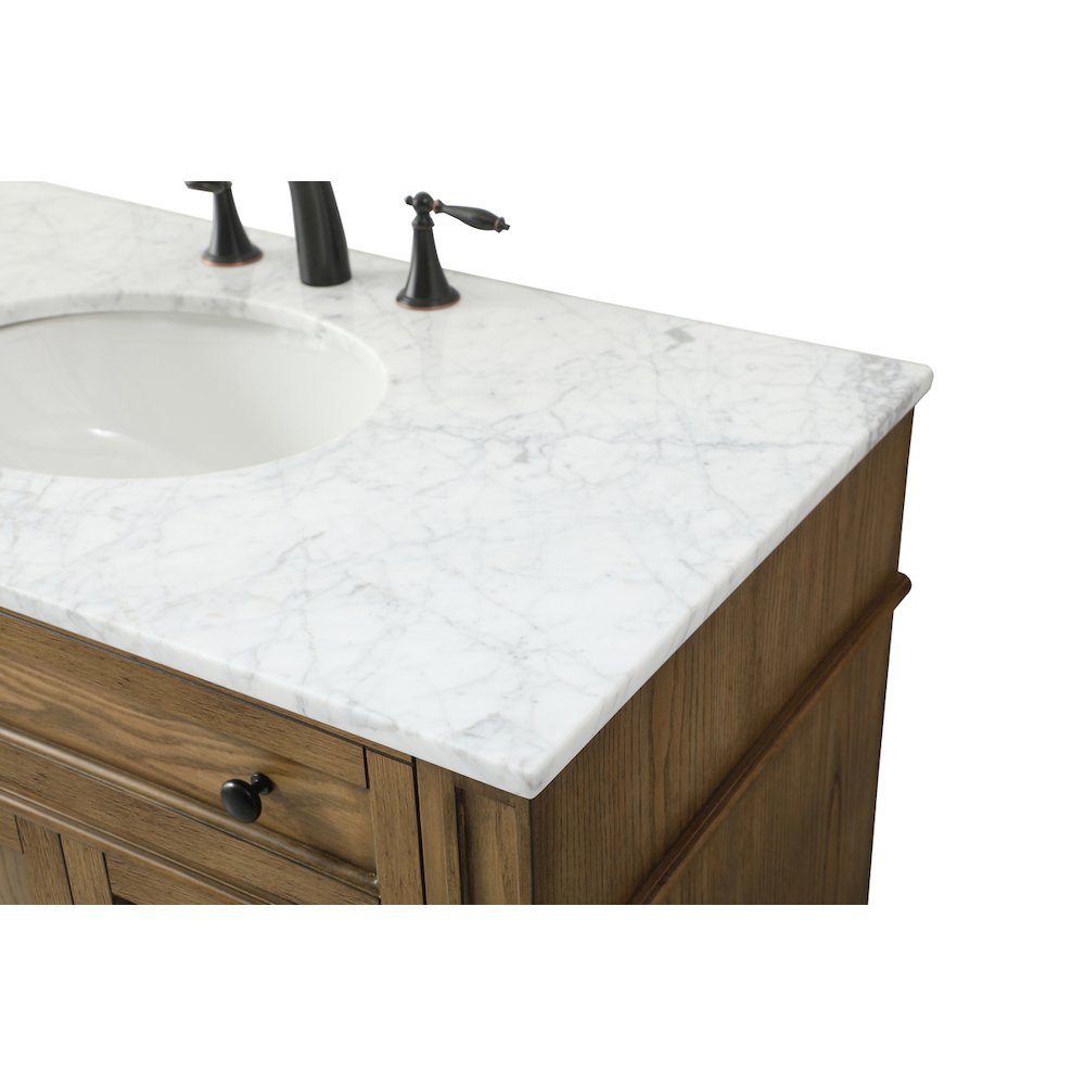 40 inch Single bathroom vanity in driftwood