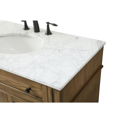 40 inch Single bathroom vanity in driftwood
