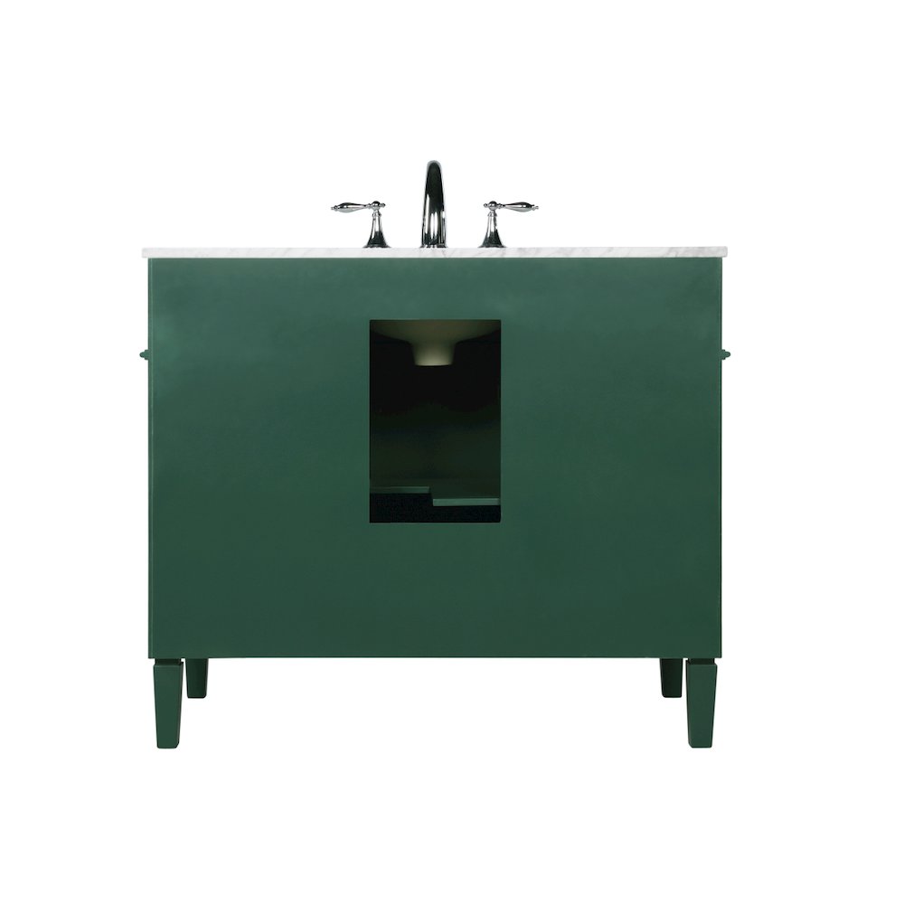 40 inch Single bathroom vanity in green