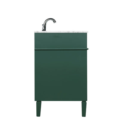 40 inch Single bathroom vanity in green