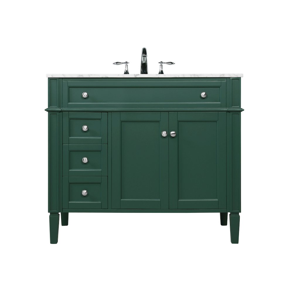 40 inch Single bathroom vanity in green