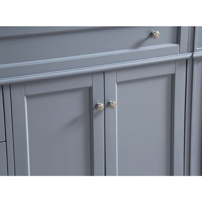 40 In. Single Bathroom Vanity Set In Grey