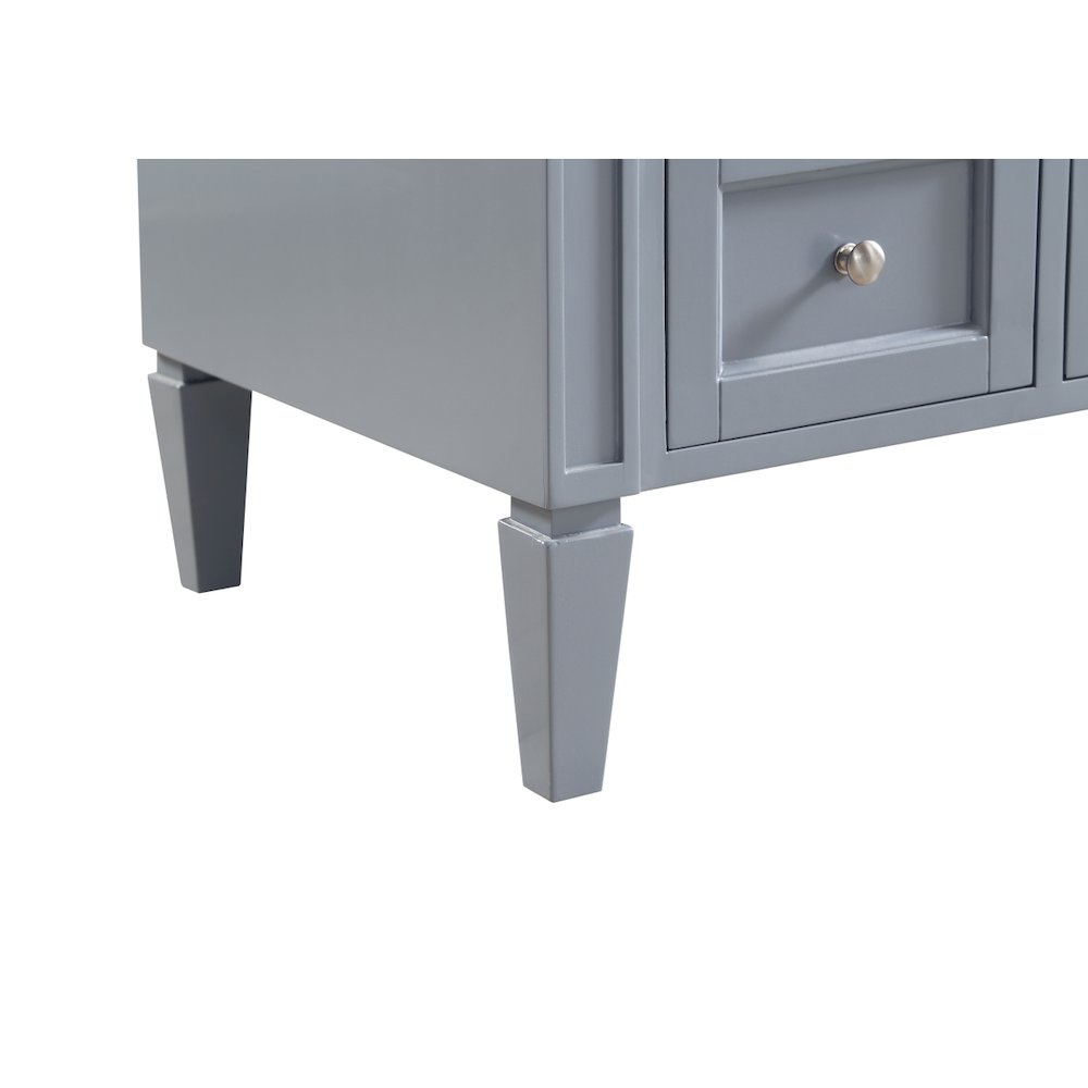 40 In. Single Bathroom Vanity Set In Grey
