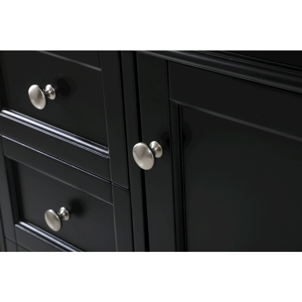 42 inch Single bathroom vanity in black