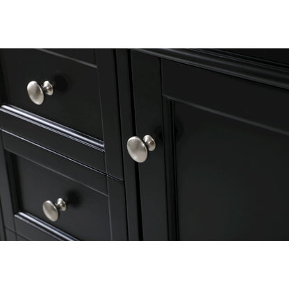 42 inch Single bathroom vanity in black