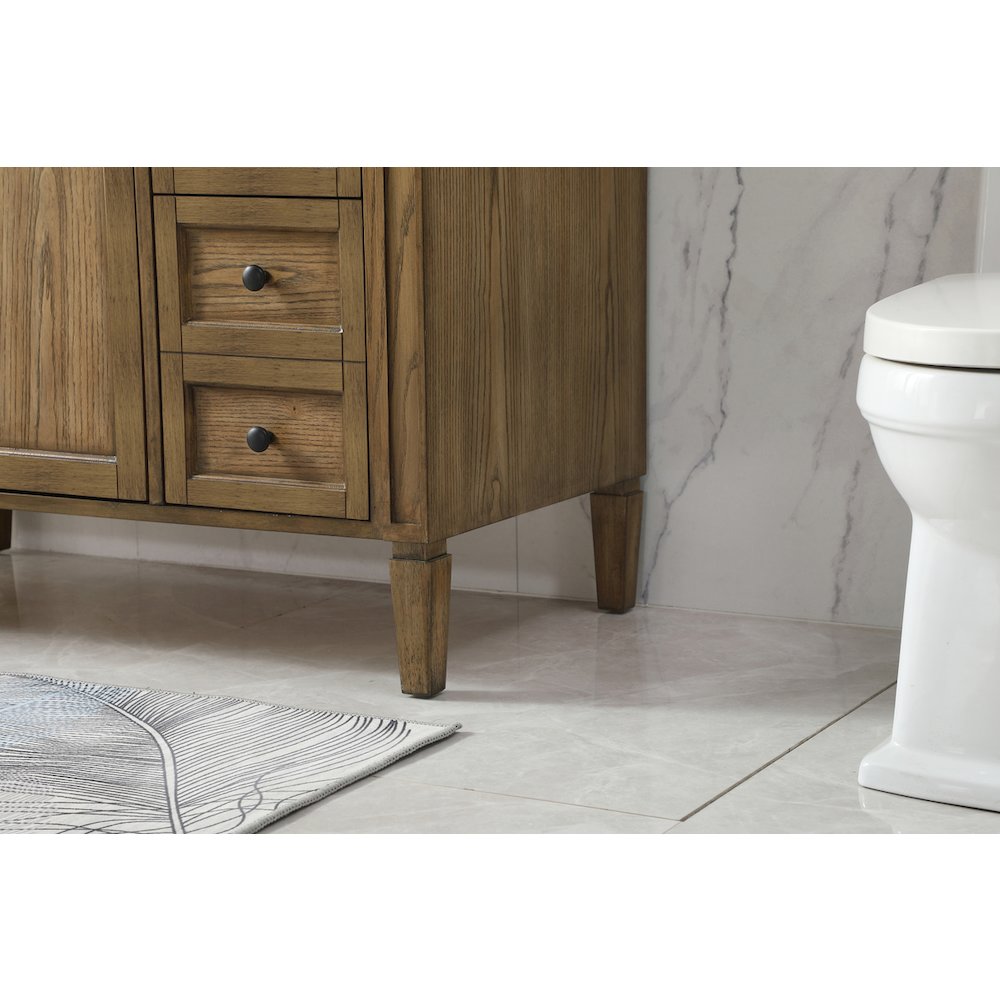 42 inch Single bathroom vanity in driftwood