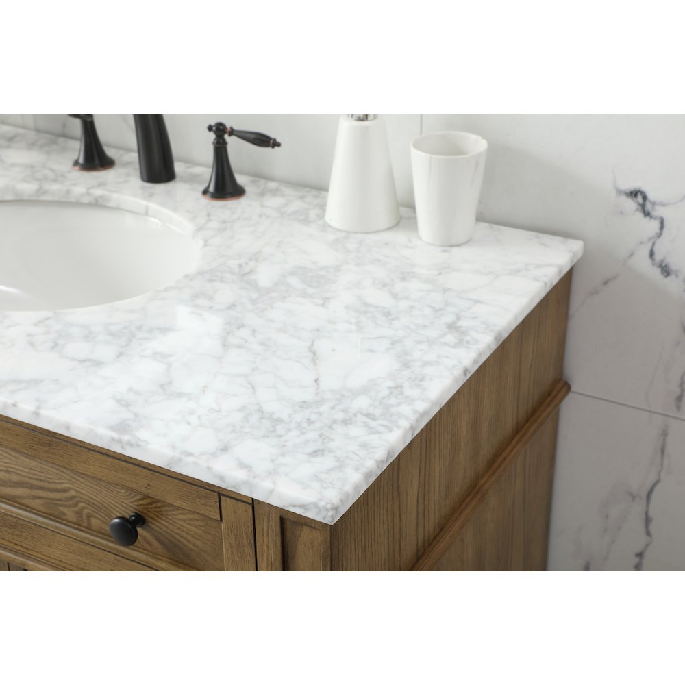 42 inch Single bathroom vanity in driftwood