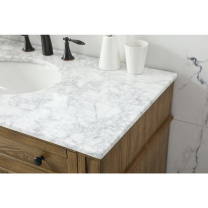 42 inch Single bathroom vanity in driftwood